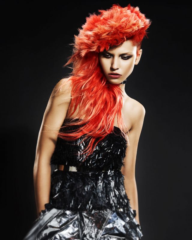 Arcobale Collection Hair: Lisa Walby Photography: John Rawson Make up: Maddie Austin Stylist: Jamie Russell