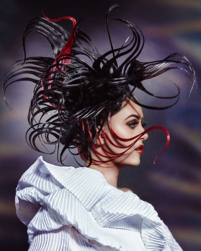 Avant Garde Collection HAIR – William and Bianca Gray MUA – Norma Gray Styling – Ebony Gray Photographer – Jarred Photography