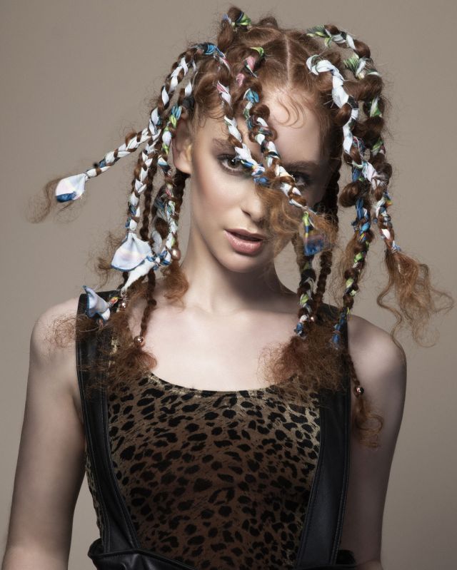 Jungle Collection Hair by: James Earnshaw, Creative Manager, Bad Apple Hair Art Team  (@jhair_stylist) Photography: Tom Goddard (@apertureyez) Make up: Kate Reynolds (kater.makeup) Styling: Models’ own clothes