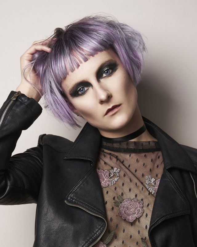 Pretty in Punk Collection from Nelson Hairdressing  -  Hair: Heather Nelson  Photographer: Gabriela Silveira  Make-up: Heather Snowie  Stylist: Emma McVitie
