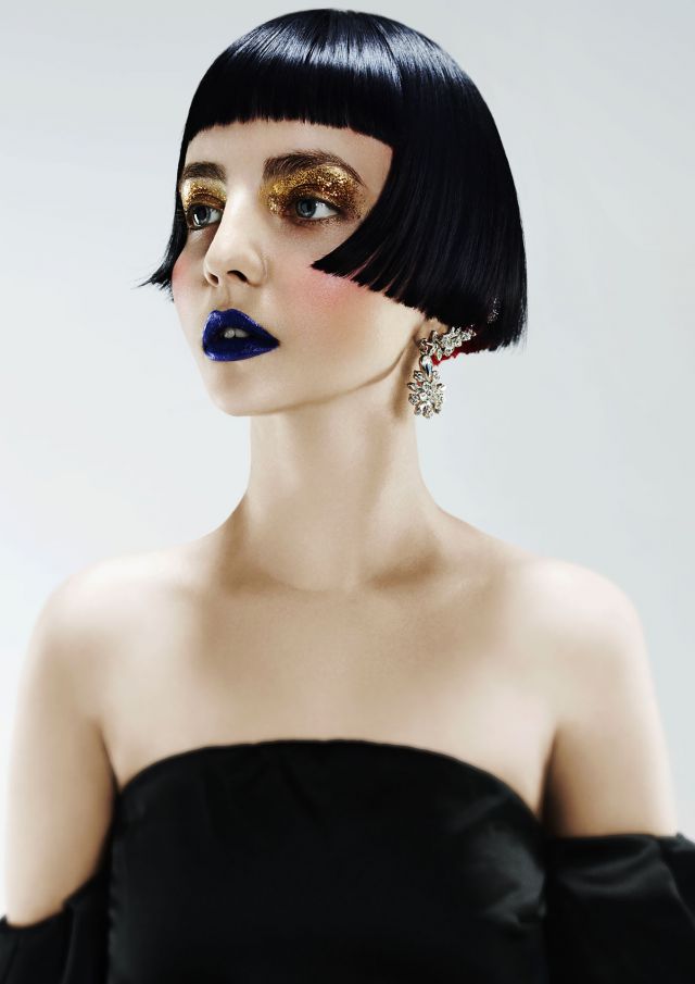 Hair by Alain Pereque, Montreal, Canada  Photography by John Rawson  Make-up by Paco Puerta  Styling by Tinache Musara