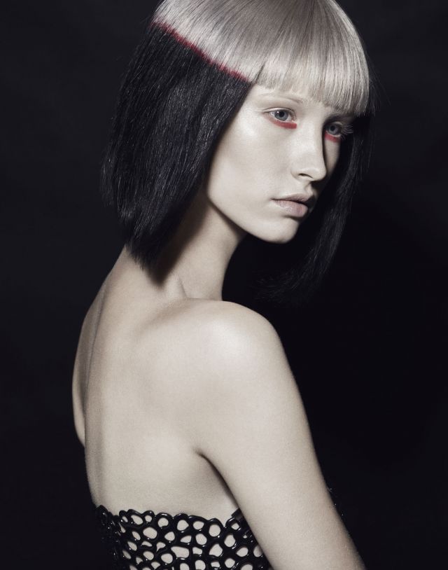 CARBONE Hair : Christophe Gaillet  Photo : Weronika Kosinska  Make-up : Izabela Szelagowska  Prod : MKproduction