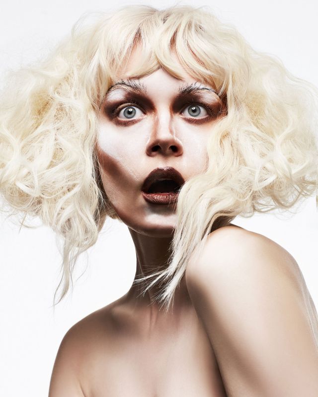 In Odd We Trust Hair: David Corbett at David Corbett Hairdressing, Bothwell, Glasgow Make-up: Maddie Austin Kelly Styling: Claire Frith Photographer: Michael Young