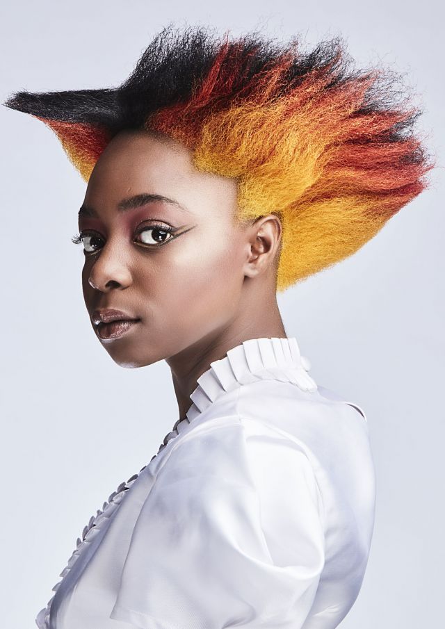 Intercoiffure South Africa Collection Name: BOB CATS  Hair: Stoffel van Wyk Photographer: Nick Boulton Make Up Artist: Thalia Choo Stylist for Designer: Tevin Andrews for David Tlale Instagram: @stoffelvanwyk