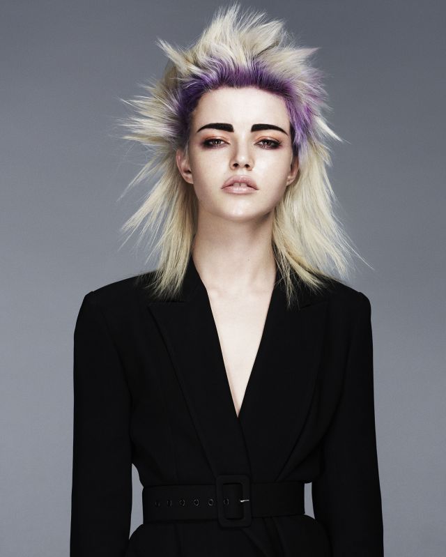 Twisted Linear Collection Hair: Karine Jackson using Organic Colour Systems Photography: Andrew O'Toole Make-Up: Margaret Aston Stylist: Karly Brown Assistants: Nicola Hand for Organic Colour Systems & Tatum Yeo @karinejacksonsalon