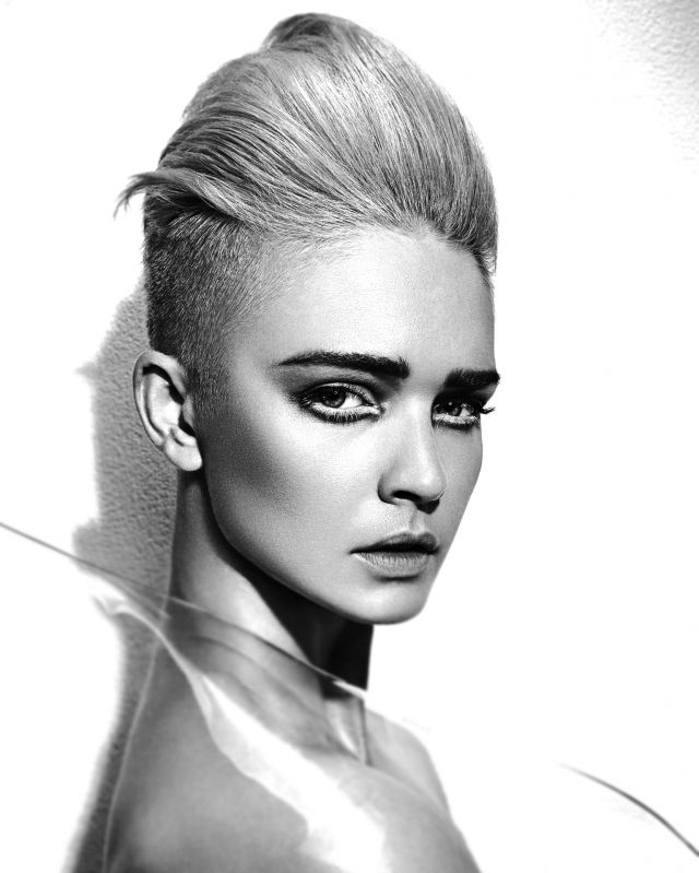 BRITISH HAIRDRESSING AWARDS COLLECTION This is FUTURISM  Hair by Lewis Moore @ Lewis Moore Salons/HD Hair & Beauty, Sutton Coldfield, Streetly & Cannock  Photography by John Rawson @ www.therawsonpartnership.net  Make-up by Hannah Davies  Products by Joico 