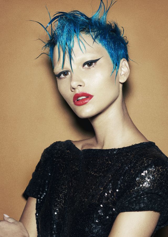 Name of Collection: Vice Hair: Frank Apostolopoulos  Salon: Biba Gertrude Street, Melbourne Photographer: Andrew O’Toole  Makeup: Kylie O’Toole  Stylist: Melissa Nixion  