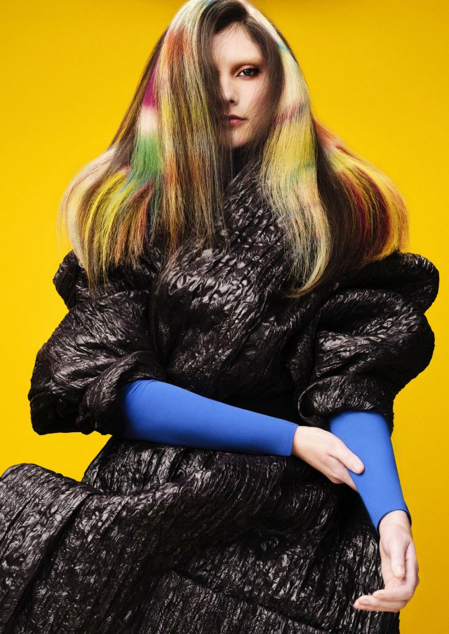 Chromatic Hair: Louise Vlaar at Pro Solo, Alkmaar, The Netherlands @louisevlaarhair Make-up: Angelique Stapelbroek @angeliquestapelbroekcom  Styling: Ed Noijons @ednoijons  Photographer: Studio IvodeKok @studio_ivodekok 