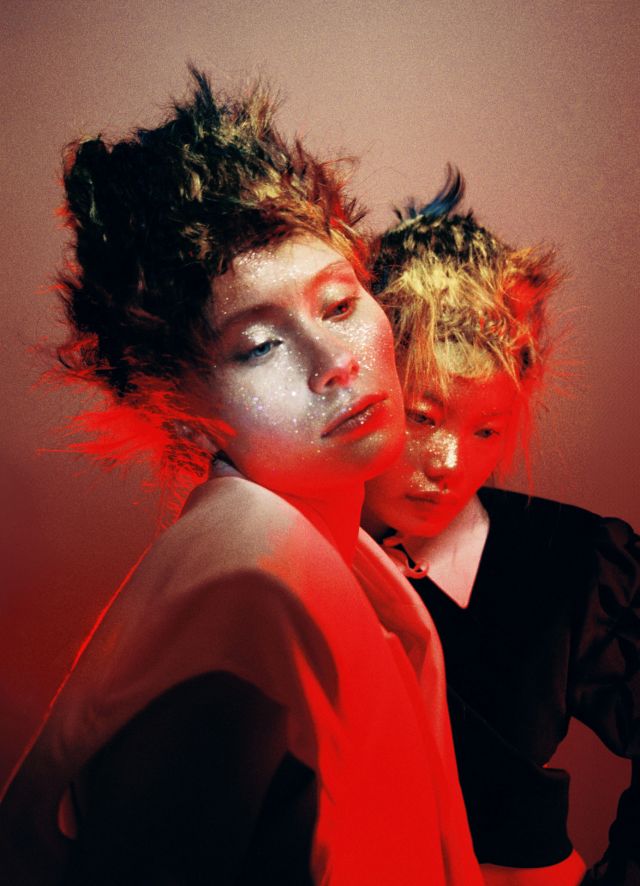 Pigment Paradox Hair by Mark Van Westerop for Keune Cosmetics @markvanwesterop @keunecosmetics  Make-up: Lydia Le Loux @lydialeloux Photographs: Philine van den Hul @philinevandenhul & @phil.and.phil Models @knownmodelmanagement & @letitgomgmt