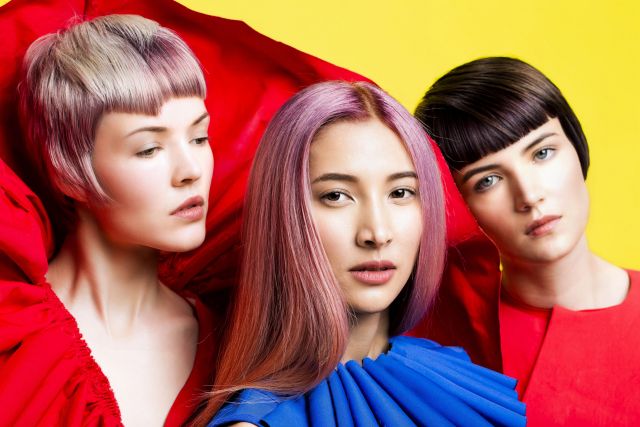 craft & art collection #bauhaus100 Concept, Hair & Color Design by P.A.M. hair style & college Artistic Team, Support and Products by REDKEN Fotograf: Thommy Marco Design: Design Department Düsseldorf & designdepartmentstudents Make up: La Biosthetique and Maren Aleahmad