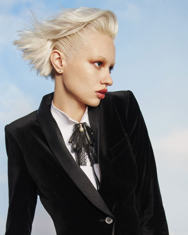  up in the clouds Hair – RUSH Artistic Team Photography – Jack Eames Makeup – Lans London Styling – Robert Morrison