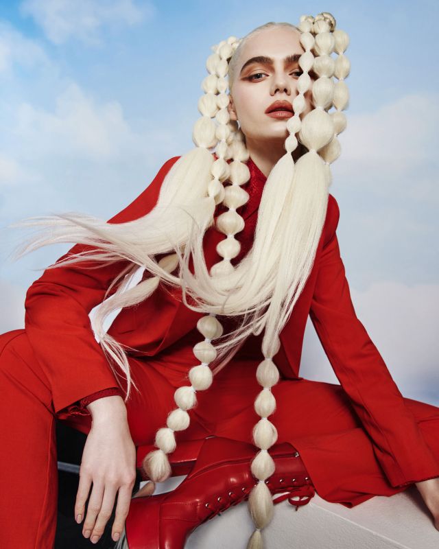  up in the clouds Hair – RUSH Artistic Team Photography – Jack Eames Makeup – Lans London Styling – Robert Morrison