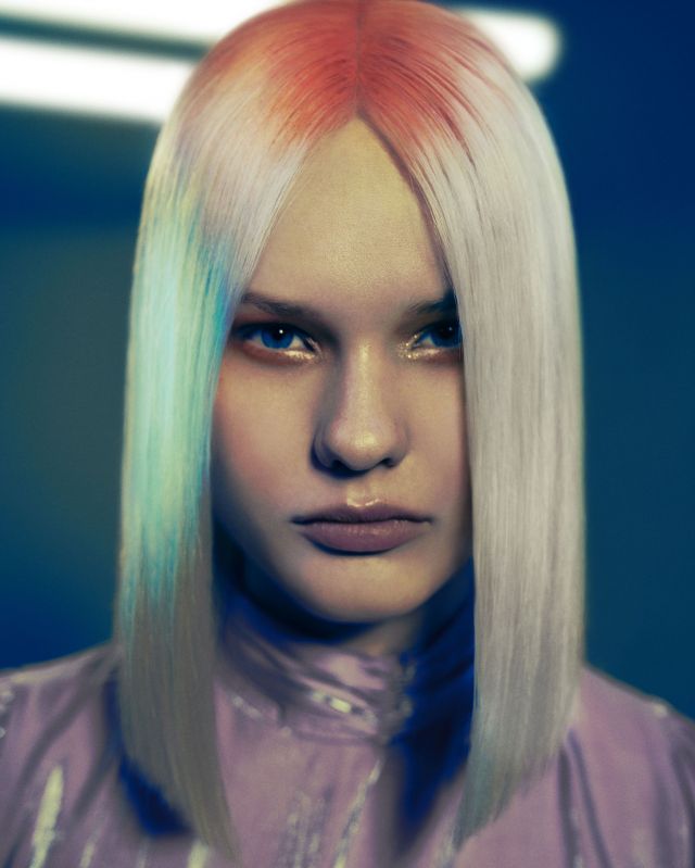 Mixed reality Hair – Seung Ki Baek Photography – Jack Eames Makeup – Lans London Styling – Robert Morrison