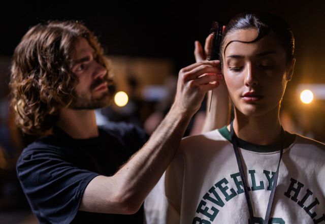 BU: Backstage, Kooperation Marcel Ostertag, Credits: KEUNE Haircosmetics Germany 